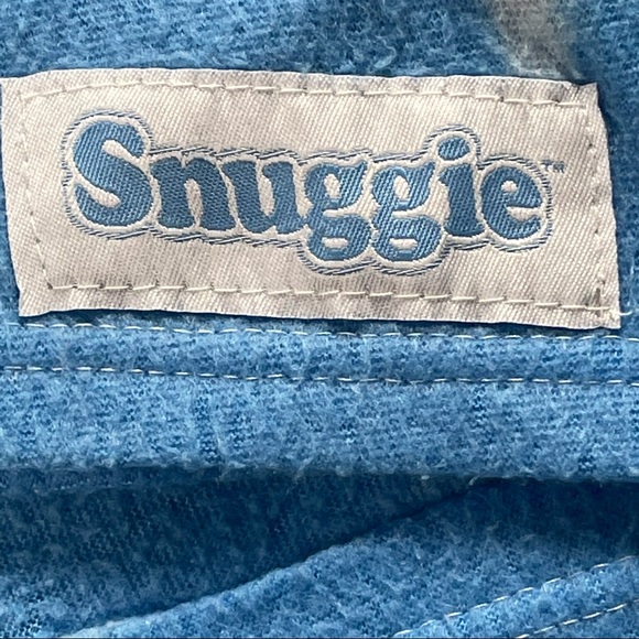 Snuggie blanket with arms cloud pattern pockets soft warm huge to wrap up in EUC - Picture 7 of 11